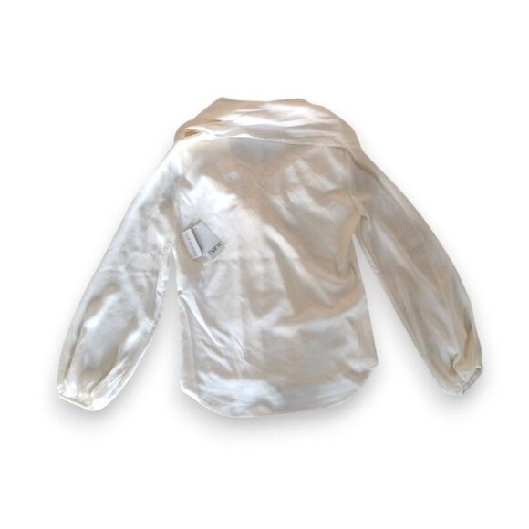 Bar III Women's Tie-Neck Sheer Long-Sleeve Blouse - Picture 4 of 4